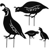 Outdoor Metal Garden Decor, Quail Farm Garden Art Metal Statues Decor Garden Decoration Lawn Path Sidewalk Garden, European Retro Style In Australia - Darrahopens