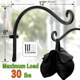 2 Pack Iron Hanging Plant Holder, Simple Wall Plant Hanger In Australia - Darrahopens