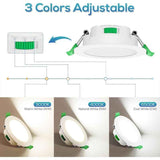 6 Pack Recessed LED Spotlight, 230V, 7W, Dimmable, Ip44. Recessed Spotlights for Bathroom and Kitchen, 3000K 4000K 6500K Recessed Spotlights, 68 mm In Australia - Darrahopens