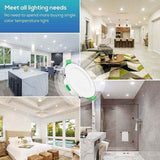 6 Pack Recessed LED Spotlight, 230V, 7W, Dimmable, Ip44. Recessed Spotlights for Bathroom and Kitchen, 3000K 4000K 6500K Recessed Spotlights, 68 mm In Australia - Darrahopens