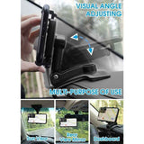 360 Degree Rotating Car Phone Holder, Dashboard Mount for GPS and Smartphones, Black, 4-7 Inch In Australia - Darrahopens