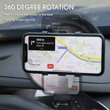 360 Degree Rotating Car Phone Holder, Dashboard Mount for GPS and Smartphones, Black, 4-7 Inch In Australia - Darrahopens