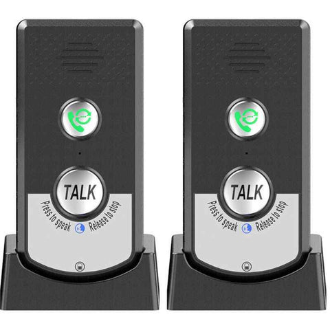 2 Pcs Wireless Home Intercoms, Two-Way Calling, Ultra Long Range Wireless Portable Voice Intercom for Seniors, Room-to-Room Communication, Ringtone In Australia - Darrahopens