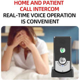 2 Pcs Wireless Home Intercoms, Two-Way Calling, Ultra Long Range Wireless Portable Voice Intercom for Seniors, Room-to-Room Communication, Ringtone In Australia - Darrahopens