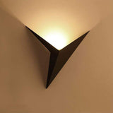 3W LED Indoor Wall Light, Creative Triangle Shape, Black Wall Lamp, 3000K Warm White, Modern Metal Wall Light for Bedroom, Living Room, Staircase In Australia - Darrahopens