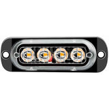 4 Pcs 4 LED Penetration Lights 12 24V Orange LED Rotating Beacon Flashing Lights Emergency Alarm Indicator Strobe Turn Signals Car Ipx-4 for Van In Australia - Darrahopens