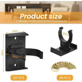 20 Pcs Furniture Leg Fixing Clips to Kitchen Plinth Clips Screw-on Plinth Clips Kickboard Clips Kitchen Plinth Fixing Clips with 40, 28 mm, 32 mm In Australia - Darrahopens