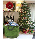 Extra-Strong Gardening Bag with Handles, Green Leaf Collection Bag with Military Canvas, H 45.7 cm, D 55.8 cm, 125 L In Australia - Darrahopens