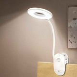 Battery-Powered Clip-on Reading Light for Bed, with 3 Brightness Levels, Rechargeable Via USB In Australia - Darrahopens