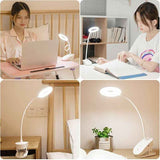 Battery-Powered Clip-on Reading Light for Bed, with 3 Brightness Levels, Rechargeable Via USB In Australia - Darrahopens