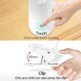 Battery-Powered Clip-on Reading Light for Bed, with 3 Brightness Levels, Rechargeable Via USB In Australia - Darrahopens
