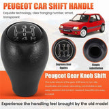 5-Speed Manual Car Gear Shift Knob, Gear Shift Lever, Handle for 504 505 309 205, Silver ABS In Australia - Darrahopens