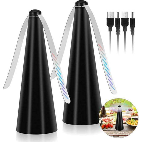 2 Pcs Anti-Mosquito Fan, Insect Repellent Blades, Mosquito Repellent Fan to Keep Flies and Insects Away from Food, for Home Dining In Australia - Darrahopens