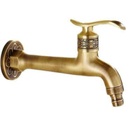 Antique Brass Tap with Lever Handle, Antique Brass Finish, G1 2 In Australia - Darrahopens
