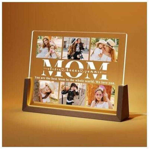 Personalized Photo Frame Gift for Mother, Personalized Photo Lamp, Mothers Day Gift Idea, Mothers Day Gift, Customizable Photos, 6 Photos In Australia - Darrahopens
