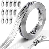 Hose Clamps, 304 Stainless Steel Hose Clamps, Adjustable Hose Clamps, Stainless Steel Hose Clamps