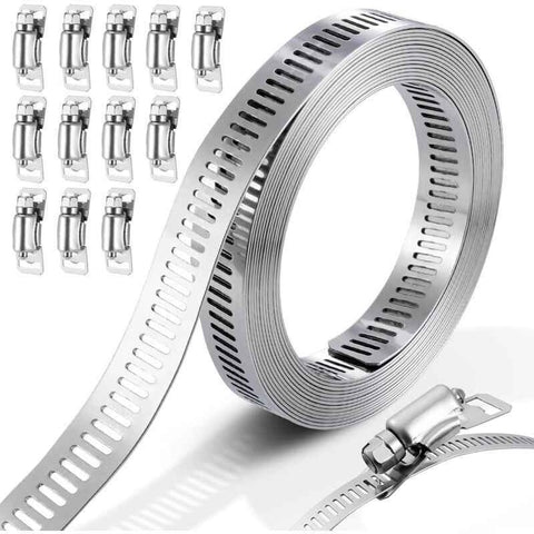 Hose Clamps, 304 Stainless Steel Hose Clamps, Adjustable Hose Clamps, Stainless Steel Hose Clamps