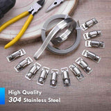 Hose Clamps, 304 Stainless Steel Hose Clamps, Adjustable Hose Clamps, Stainless Steel Hose Clamps