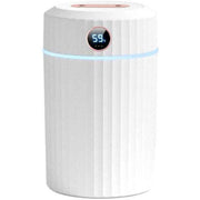 Air Humidifier, Silent Ultrasonic Humidifier with Thermo-Hygrometer, Dual Nozzle, 36 Hours of Operation Time, Automatic Shut-Off, 7 LEDs, 2 L In Australia - Darrahopens