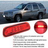 High-Mounted LED Brake Light 55155140AB Compatible with Jeep Grand Cherokee 1999-2004, Red In Australia - Darrahopens