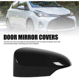 Black Side Mirror Cover, Shockproof and Scratch-Resistant for Vehicle, Left Side, 87945 0D909