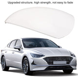 White Scratch and Weather Resistant Mirror Covers Compatible with Hyundai Sonata 2020, 2023 Left Side
