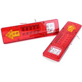 2 x 12V 19 LED Rear Lights, Brake Lights, Stop Lamp, Indicator for Car, Truck, Red In Australia - Darrahopens