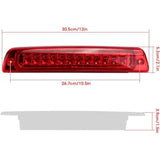 LED Brake Lights, Third Brake Light, High-Mounted, 55077263AB Compatible with Dodge Ram 1500 2500 3500 In Australia - Darrahopens
