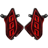 Red Rear Bumper Reflector Light, Brake Light, Position Light and Sequential Turn Signal Compatible with Highlander 2020 to 2023 In Australia - Darrahopens