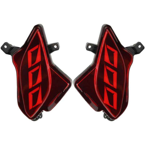 Red Rear Bumper Reflector Light, Brake Light, Position Light and Sequential Turn Signal Compatible with Highlander 2020 to 2023 In Australia - Darrahopens