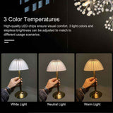 USB Rechargeable Table Lamp, LED Bedside Lamp, Reading Lamp, with Touch Control for Adjustable Brightness, 3 Light Colors In Australia - Darrahopens