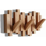 Modern Wall Mounted Coat Rack, Solid Wood Corner Hanger for Bedroom Wall Mounted Household Coat Rack Cloakroom Furniture Shelf Frame Wardrobe Clothes