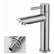 Bathroom Faucet Cold Water Only Sink Faucet Chrome Plated Surface Durable Copper Hand Wash Faucet Removable Aerator Cartridge Convenient to Clean or In Australia - Darrahopens