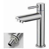 Bathroom Faucet Cold Water Only Sink Faucet Chrome Plated Surface Durable Copper Hand Wash Faucet Removable Aerator Cartridge Convenient to Clean or In Australia - Darrahopens