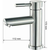 Bathroom Faucet Cold Water Only Sink Faucet Chrome Plated Surface Durable Copper Hand Wash Faucet Removable Aerator Cartridge Convenient to Clean or In Australia - Darrahopens