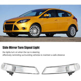 2 Pcs Exterior Mirror Turn Signal Light Replacement Compatible with Ford Focus 2012-2018 In Australia - Darrahopens