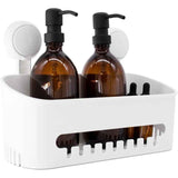 Shower Caddy, Suction Cup Shower Caddy No Drilling Suction Cup Removable Shower Basket for Bathroom Shower and Kitchen Storage Basket for Shampoo In Australia - Darrahopens