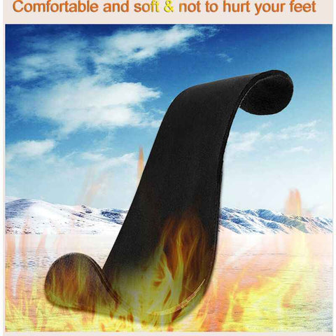 Rubberskin Heated Insole, Thermal Insole, USB Electric Heated Insole Foot Warmer Winter Foot Warmer for Skiing, Sleeping, Camping, Hiking 41-46 In Australia - Darrahopens