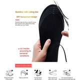 Rubberskin Heated Insole, Thermal Insole, USB Electric Heated Insole Foot Warmer Winter Foot Warmer for Skiing, Sleeping, Camping, Hiking 41-46 In Australia - Darrahopens