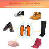 Rubberskin Heated Insole, Thermal Insole, USB Electric Heated Insole Foot Warmer Winter Foot Warmer for Skiing, Sleeping, Camping, Hiking 41-46 In Australia - Darrahopens