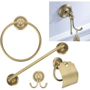 Retro Style Copper Towel Rack Storage Shelf Bathroom Shelf Home Decoration In Australia - Darrahopens