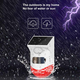 Outdoor Solar Motion Sensor Alarm Outdoor Solar Powered Wireless Security Alarm with Sound and Light Alert In Australia - Darrahopens