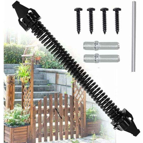 Spring Door Closer Adjustable Door Closer Outdoor Carbon Steel Spring Door Closer Screw Garden Door Closer for Household Gates Farm Fences, 14 Inch In Australia - Darrahopens