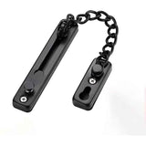 Door Chains, Anti-Theft Door Chain Lock, Reliable Stainless Steel Door Security Chain Door Latch Lock Ideal for Home Hotel, Black In Australia - Darrahopens