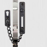 Door Chains, Anti-Theft Door Chain Lock, Reliable Stainless Steel Door Security Chain Door Latch Lock Ideal for Home Hotel, Black In Australia - Darrahopens