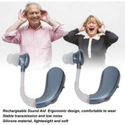 1 Pair Rechargeable Sound Aid Headphones Low Noise Hearing Aid Built-in Battery 450-3400HZ Blue In Australia - Darrahopens