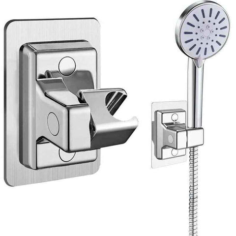 Shower Head Holder, 360 Degree Adjustable Universal Shower Bracket, Powerful No Drilling Shower Head Holder, Bathroom Wall Mount Bracket, ABS Plastic In Australia - Darrahopens