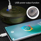 Outdoor Camping String Lights, Rechargeable, USB Charging, IPX4 Waterproof Protection for Tent, Gray