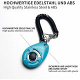 5 Pack Dog Clickers Dog Clickers with Wrist Strap, Large Button Clicker, 5 Colors