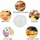 12 Pcs Silicone Stretch Lids, Silicone Lids, Stretch Lids, Silicone Stretch Lids in Different, Healthy Stretch Lid Fresh Food for Bowl, Sizes In Australia - Darrahopens